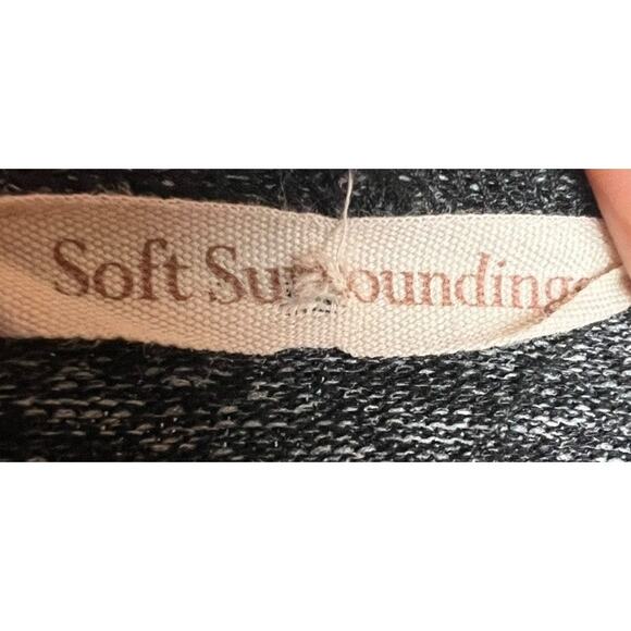 Soft Surroundings Hoodie Gray Casual Sweater Blouse Shirt Top Small Comfy - Picture 5 of 6
